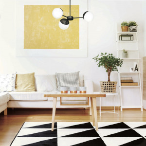 Lustra Globe KL103017, 3xE14, neagra-alba, IP20, Klausen [3]- savelectro.ro