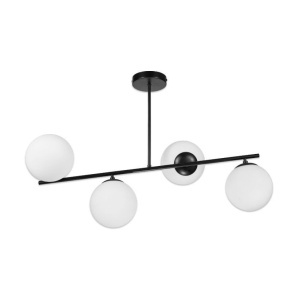 Lustre, Lustra interior Nuray, 4xE27, neagra, Klausen - savelectro.ro