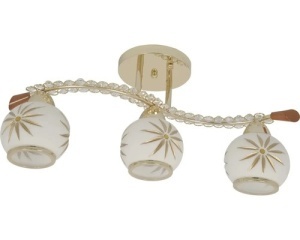 Corpuri de iluminat, Lustra Kokai LY-3032, 3xE27, alba+aurie, IP20, Klausen - savelectro.ro