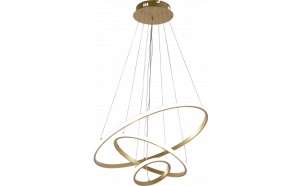 Lustra LED 78W, Optonica, 4480lm, Lumina Calda/Neutra/Rece, Controller, Aurie [1]- savelectro.ro