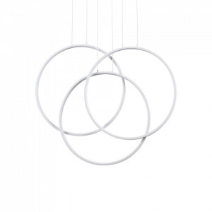 Lustre LED, Lustra LED Frame 269351, 82W, 8000lm, lumina calda, IP20, alba, Ideal Lux - savelectro.ro