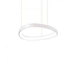 Lustre LED, Lustra LED Gemini 247229, 38W, 3900lm, lumina calda, IP20, alba, Ideal Lux - savelectro.ro
