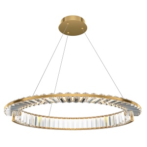 Lustra LED Krone P097PL-L36G4K, 36W, 2400lm, lumina neutra, IP20, aurie+transparenta, Maytoni [3]- savelectro.ro