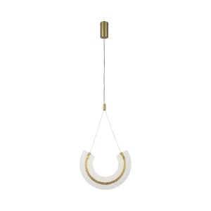 Lustra LED Maya P091PL-L18G3K, 18W, 1300lm, lumina calda, IP20, aurie+transparenta, Maytoni [1]- savelectro.ro