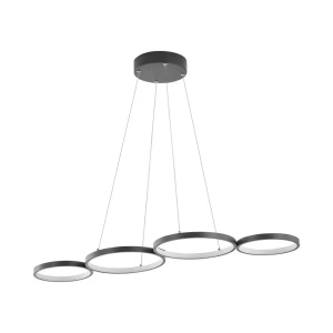 Lustra LED Nela BR-BH17-04191, cu telecomanda, 60W, 6050lm, lumina calda, neutra, rece, IP20, alba, Braytron [2]- savelectro.ro