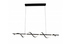 Lustra LED Optonica, 30W, 2400lm, Lumina Calda (3000K), Negru Nisipos [1]- savelectro.ro