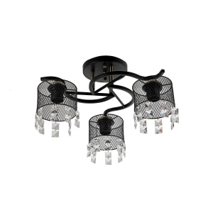 Lustre, Lustra Lustros PL3, 3xE27, neagra, Klausen - savelectro.ro