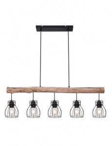 Lustra Mina 15326-5N, 5xE27, neagra, IP20, Globo [4]- savelectro.ro