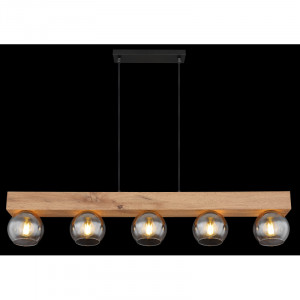 Lustra Moitas 15656-5H, 5xE27, fumurie+neagra, IP20, Globo Lighting [6]- savelectro.ro