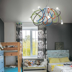 Lustra Multiflex 141909, 8xE14, multicolora, IP20, Ideal Lux [2]- savelectro.ro