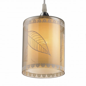 Lustra Natura LY-3238, 3xE27, gri+fumurie+crom, IP20, Klausen [4]- savelectro.ro