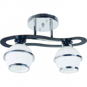 Lustre, Lustra Orbit LY-3072, 2xE27, alba+maro+crom, IP20, Klausen - savelectro.ro