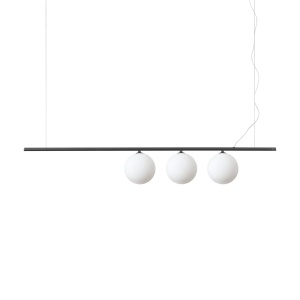 Lustre, Lustra Perline, 3xG9, IP20, neagra, Ideal Lux - savelectro.ro