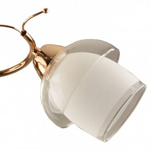 Lustra Rosy KL100036, 3xE27, alba+aurie, IP20, Klausen [2]- savelectro.ro