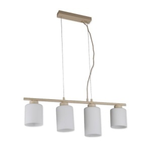 Lustre, Lustra Timber, 4xE27, IP20, bej, Klausen - savelectro.ro