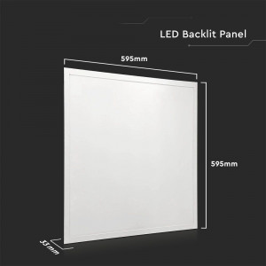 Panou LED Samsung 216706-VT, 595x595mm, 36W, 4320lm, lumina neutra, alb, IP20, V-TAC [5]- savelectro.ro