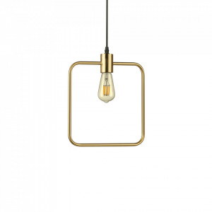 Pendul ABC 207858, patrat, 1xE27, roze+negru, IP20, Ideal Lux [1]- savelectro.ro