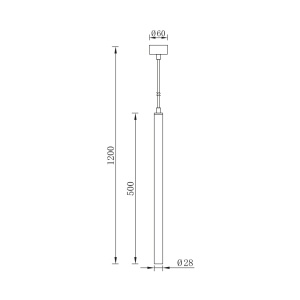 Pendul BR-BV04-00070, 1xG9, negru, IP20, Braytron [4]- savelectro.ro