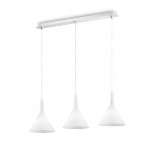 Pendul Cocktail 074245, 3xE14, alb, IP20, Ideal Lux