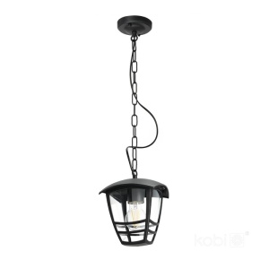 Pendule, Pendul exterior Tevio, 1xE27, IP54, negru, Kobi - savelectro.ro