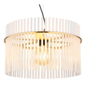 Pendul Gorley, 1xE27, IP20, auriu mat/opal transparent, Globo Lighting [2]- savelectro.ro
