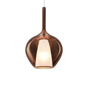 Pendule, Pendul Kalique-1 1xE27, Ø280mm, IP20, cupru, Ideal Lux - savelectro.ro