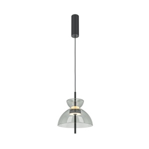 Pendule, Pendul LED Bangkok MOD185PL-L11B3K2, 12W, 1200lm, lumina calda, IP20, negru+fumuriu, Maytoni - savelectro.ro