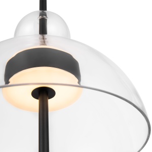 Pendul LED Bangkok MOD185PL-L6B3K1, 12W, 1200lm, lumina calda, IP20, negru+fumuriu, Maytoni [3]- savelectro.ro