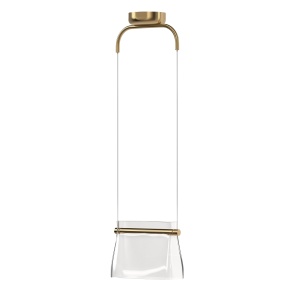 Corpuri de iluminat, Pendul LED Cabaret MOD170PL-L8BS3K, 8W, 850lm, lumina calda, IP20, auriu+transparent, Maytoni - savelectro.ro