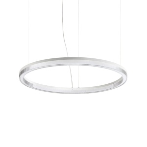 Pendule, Pendul LED Crown D80 43W, 4300lm, lumina calda (3000 K), IP20, alb, Ideal Lux - savelectro.ro