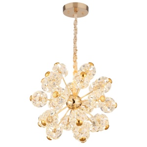 Pendule, Pendul LED Floriella, 70W, 6800 lm, lumina calda (3000 K), Ø650 mm, IP20, auriu, Globo Lighting - savelectro.ro