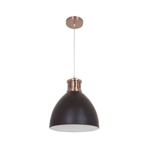 Pendule, Pendul Metal, 1xE27, cupru + negru, Klausen - savelectro.ro