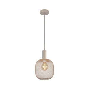 Pendule, Pendul Nuri, 1xE27, IP20, bej, Klausen - savelectro.ro