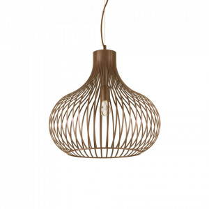 Pendul Onion 205304, 1xE27, maro, IP20, Ideal Lux [1]- savelectro.ro