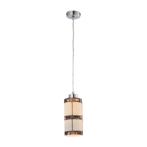 Pendule, Pendul Tivoli 1xE27, alb + multicolor, IP20, Klausen - savelectro.ro