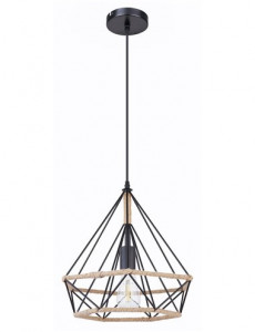 Pendul Ulleu 69029, 1xE27, negru+maro, IP20, Globo [3]- savelectro.ro