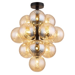 Plafoniere, Plafoniera Conor 13xG9, IP20, neagra mat, Globo Lighting - savelectro.ro