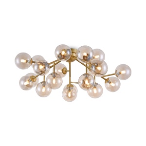 Corpuri de iluminat, Plafoniera Dallas MOD545PL-20G, 20xG9, alba+aurie, IP20, Maytoni - savelectro.ro
