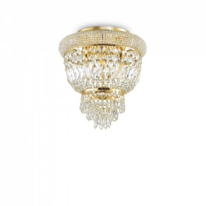 Corpuri de iluminat, Plafoniera Dubai 200996, 3xE14, bronz+transparenta, IP20, Ideal Lux - savelectro.ro