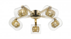 Plafoniera Klass KL140010, 5xG9, aurie, IP20, Klausen [1]- savelectro.ro