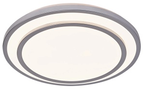 Plafoniere LED, Plafoniera LED 12801-OP, 12W, 900 lm, lumina calda/neutra/rece, IP20, alba+argintie, Optonica - savelectro.ro