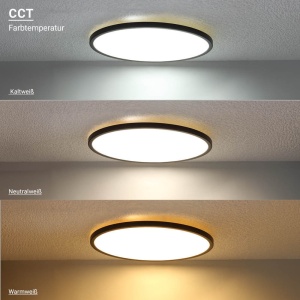 Plafoniera LED 2942-OP, 24W, RGB, 1920 lm, lumina calda/neutra/rece, IP20, dimabila, neagra, Optonica [4]- savelectro.ro