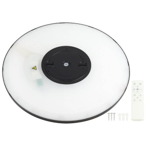 Plafoniera LED 2943-OP, 32W, RGB, 2560 lm, lumina calda/neutra/rece, IP20, dimabila, neagra, Optonica [6]- savelectro.ro