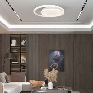Plafoniera LED alba, rotunda, 24W, 2560lm, lumina neutra (4000K), IP20, V-Tac [2]- savelectro.ro
