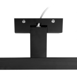 Plafoniera LED pentru baie Besta Masterled, 8W, 400 mm, lumina naturala(4000 K), neagra, IP44,