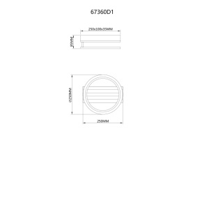 Plafoniera LED Blevins 10W, 580 lm, lumina calda/neutra/rece, IP20, imitatie lemn, Globo Lighting [8]- savelectro.ro