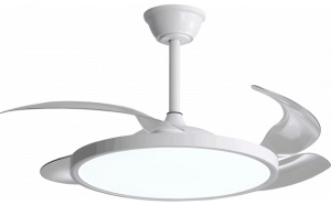 Plafoniere LED, Plafoniera LED cu ventilator Optonica, 36W, lumina calda/neutra/rece (3000-6000 K), slim, telecomanda, alba, IP20 - savelectro.ro