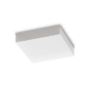 Plafoniere LED, Plafoniera LED exterior Snow 18W, 1420lm, lumina neutra (4000 K), IP65, alba, Ideal Lux - savelectro.ro