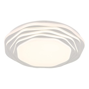 Plafoniere LED, Plafoniera LED Flordelis 36W, lumina calda/neutra/rece, 1271 lm, IP20, alba, Globo Lighting - savelectro.ro