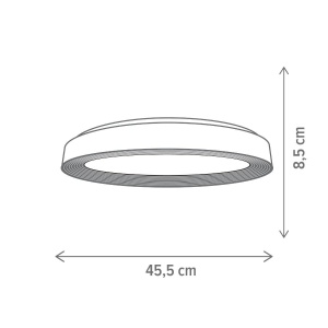 Plafoniera LED Golden, 24W, temperatura de culoare ajustabila(3000-6500 K), alba, Klausen [2]- savelectro.ro